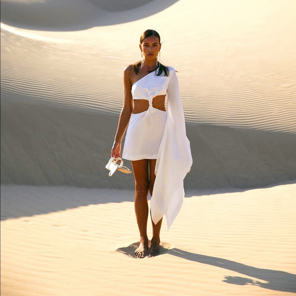Cult Gaia Lucienne Dress in White